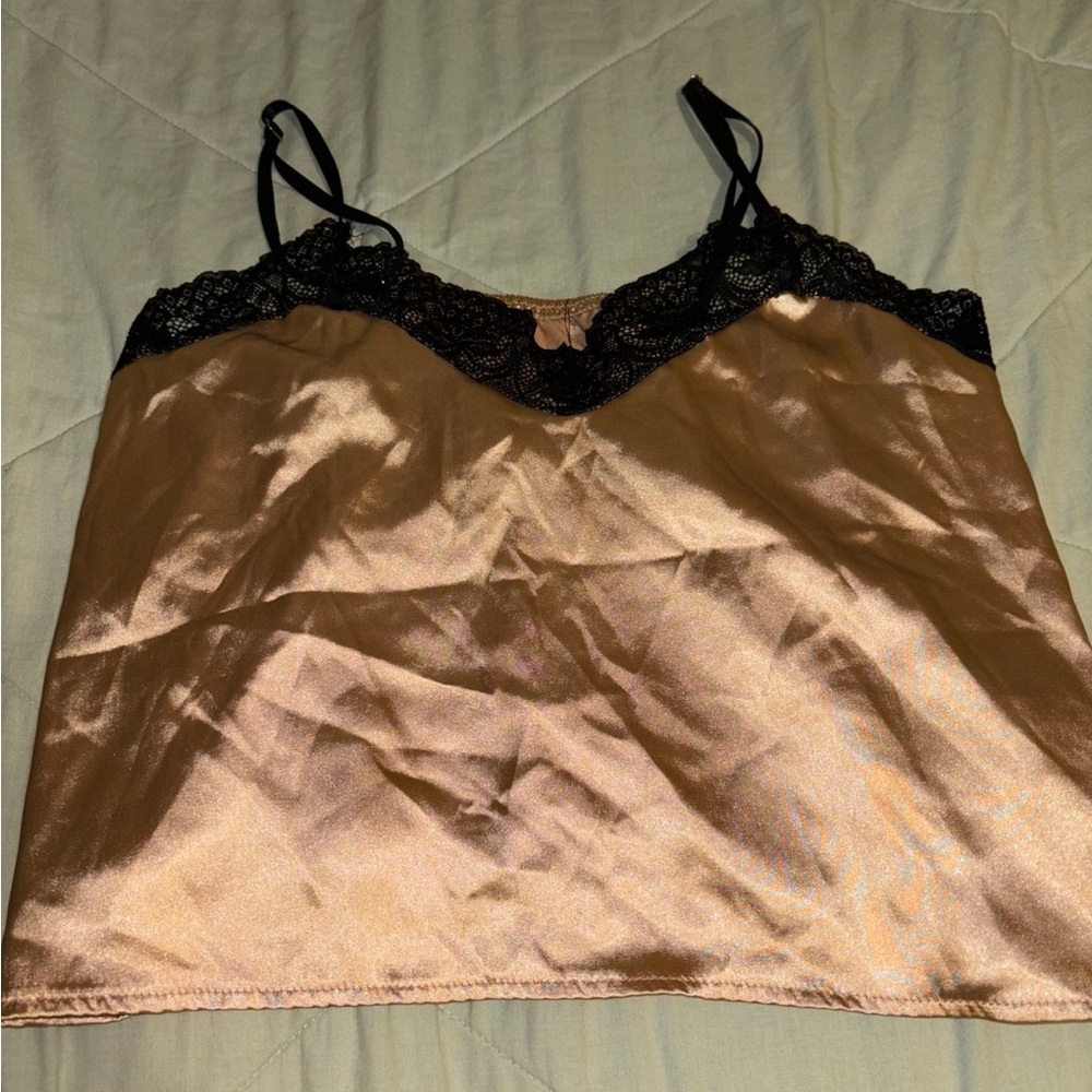 Silk pajama top